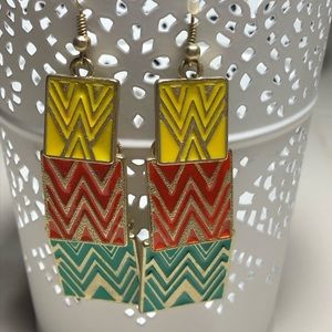 Fun colorful dangle earrings